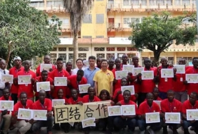 赢联盟几内亚籍员工中国语言文化培训班结业典礼举行